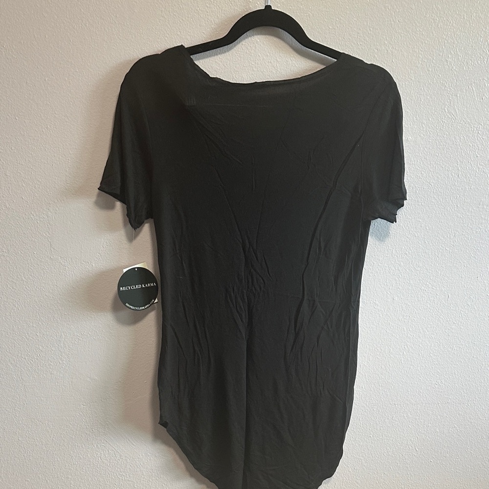Recycled Karma Black Elephant Tee - Picture 7 of 7